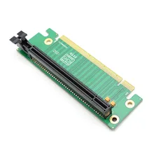 Pci-e express 16x90 graus adaptador riser cartão para 2u computador servidor chassi atacado(China)