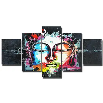 Artryst 5 piece Colorful Buddha Living Room Modern Paintings Art decor Bar Nightclub Mural Canvas Print Poster Decoration WY052
Artryst 5 piece Colorful Buddha Living Room Modern Paintings Art decor Bar Nightclub Mural Canvas Print Poster Decoration WY052