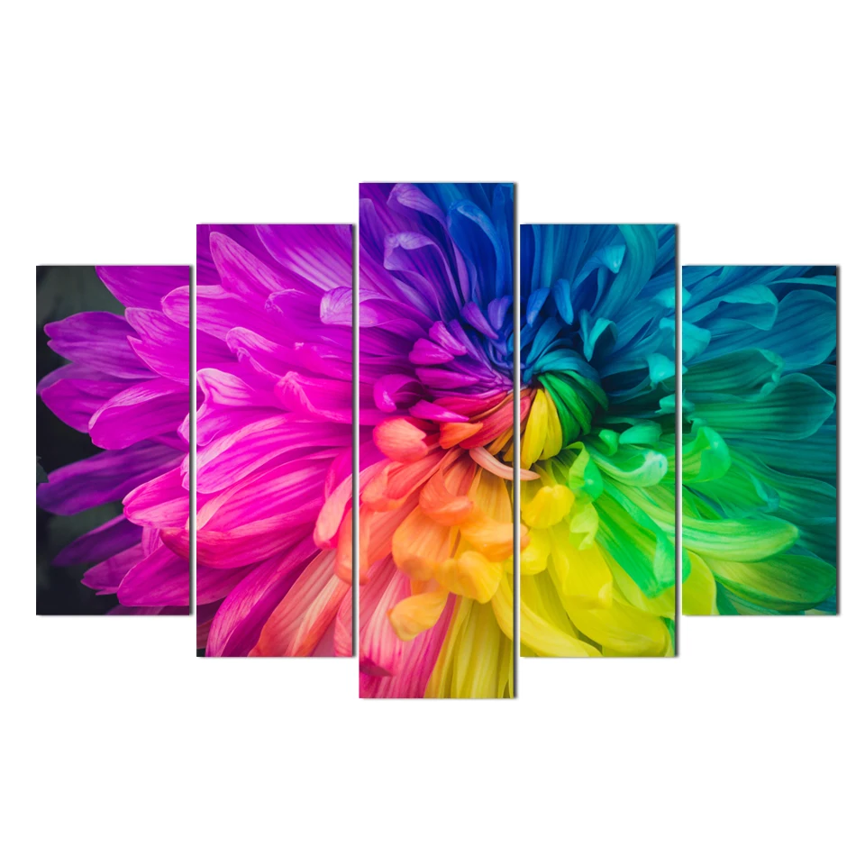 Modular HD Print Artwork Modern Poster Home Decor Wall Art 5 Pieces Pictures Abstract Flower Canvas Painting Spray Painting
Modular HD Print Artwork Modern Poster Home Decor Wall Art 5 Pieces Pictures Abstract Flower Canvas Painting Spray Painting