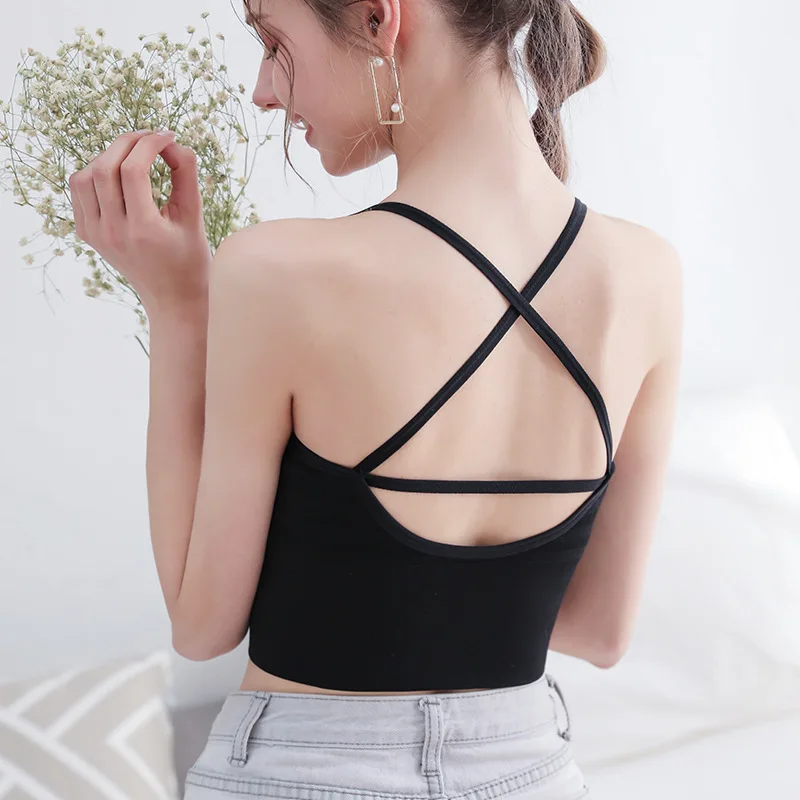 Stripe Seamless Widened Hem Fitness Sports Bra Women Push Up Breathable Fitness Top Vest Underwear Replaceable Padded Yoga Bra
Stripe Seamless Widened Hem Fitness Sports Bra Women Push Up Breathable Fitness Top Vest Underwear Replaceable Padded Yoga Bra