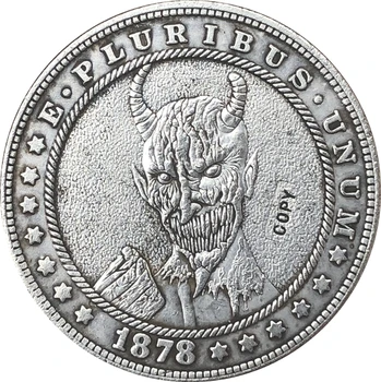 Hobo Nickel 1878-CC USA Morgan Dollar COIN COPY Type 136
Hobo Nickel 1878-CC USA Morgan Dollar COIN COPY Type 136