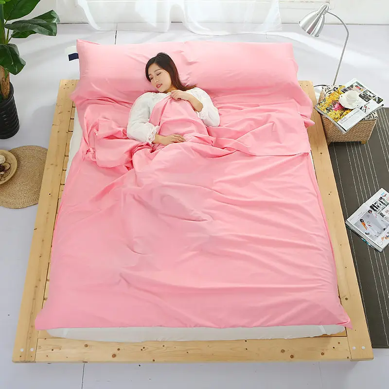 Portable Bed Sheets Avoiding Dirty ultralight Travel Hotel Sleeping Bag for Camping
Portable Bed Sheets Avoiding Dirty ultralight Travel Hotel Sleeping Bag for Camping