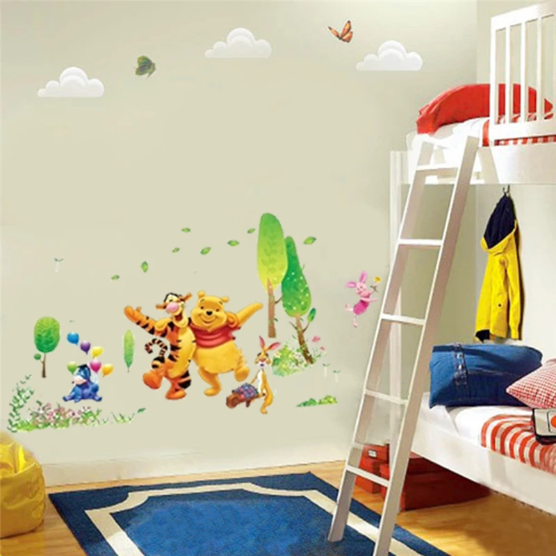 Winnie The Pooh Bear Tiger Bunny Wall Stickers For Kindergarten Kids Room Home Decoration Animals Wall Decals Cartoon Mural Art
Winnie The Pooh Bear Tiger Bunny Wall Stickers For Kindergarten Kids Room Home Decoration Animals Wall Decals Cartoon Mural Art