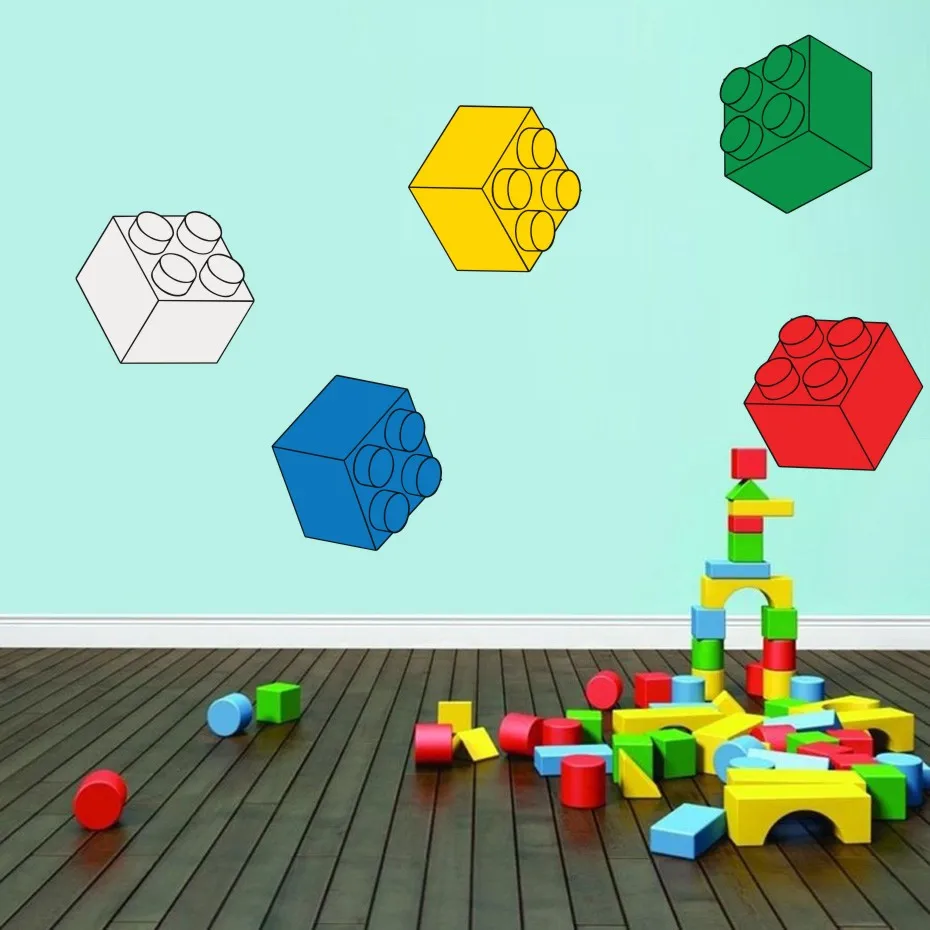 Building Blocks Children Door Wall Stickers for Kids Rooms Decorations Creative Self Adhesive wallpaper Diy Art Mural
Building Blocks Children Door Wall Stickers for Kids Rooms Decorations Creative Self Adhesive wallpaper Diy Art Mural