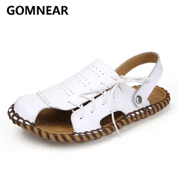GOMNEAR 2018 Men Summer Sandals Genuine Leather Shoes Outdoor Beaching Walking Wading Boots Men Breathable Anti-slippery Shoes
GOMNEAR 2018 Men Summer Sandals Genuine Leather Shoes Outdoor Beaching Walking Wading Boots Men Breathable Anti-slippery Shoes