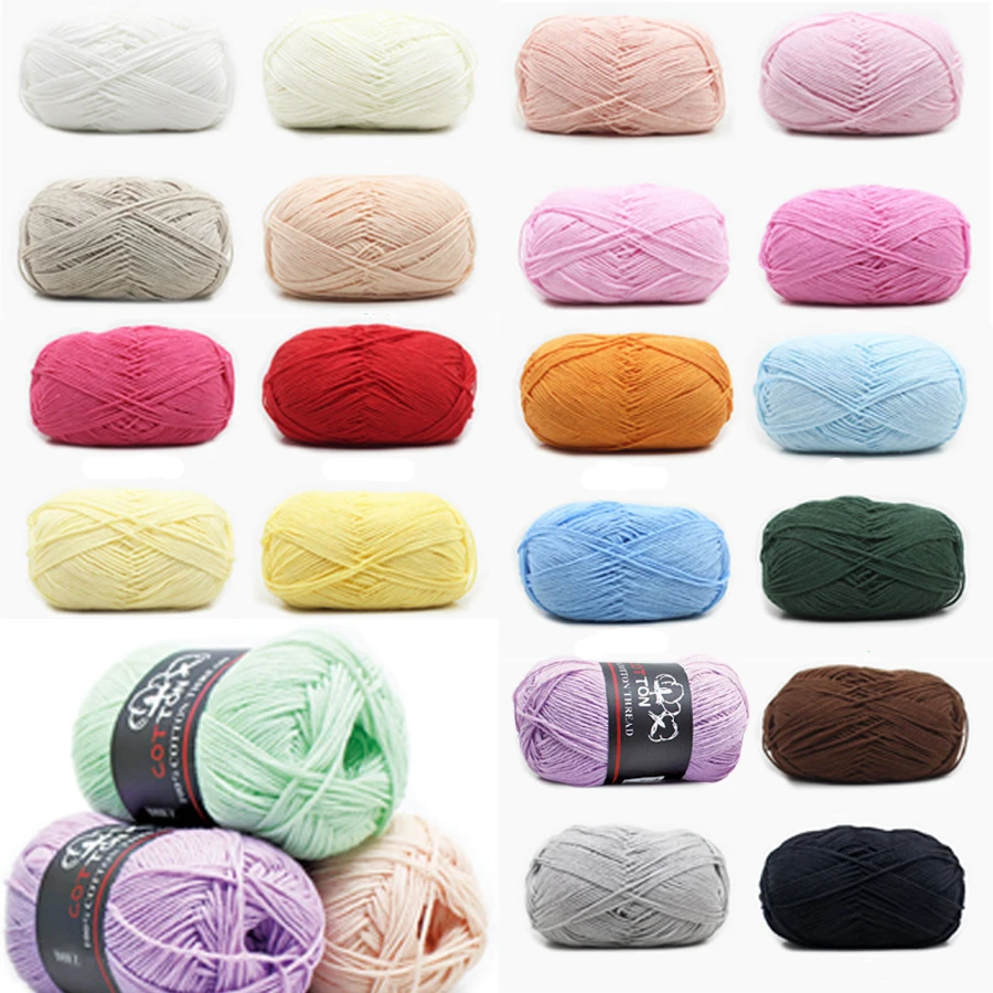 8ply 100% Cotton Yarn Warm Baby Yarn for hand Knitting Children Hand Knitted Soft Yarn Blanket Crochet skin-friendly Yarn DIY
8ply 100% Cotton Yarn Warm Baby Yarn for hand Knitting Children Hand Knitted Soft Yarn Blanket Crochet skin-friendly Yarn DIY