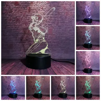Baseball Figure Sport Model Juguets 3D Illusion Nightlight LED 7 Colors Changing Light Desk Decoration Toys
Baseball Figure Sport Model Juguets 3D Illusion Nightlight LED 7 Colors Changing Light Desk Decoration Toys