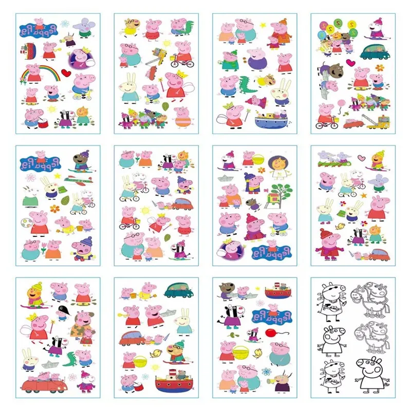 Peppa pig toys Cartoon Temporary Tattoo Sticker Paste Baby Gifts Toy Tattoo Child
Peppa pig toys Cartoon Temporary Tattoo Sticker Paste Baby Gifts Toy Tattoo Child