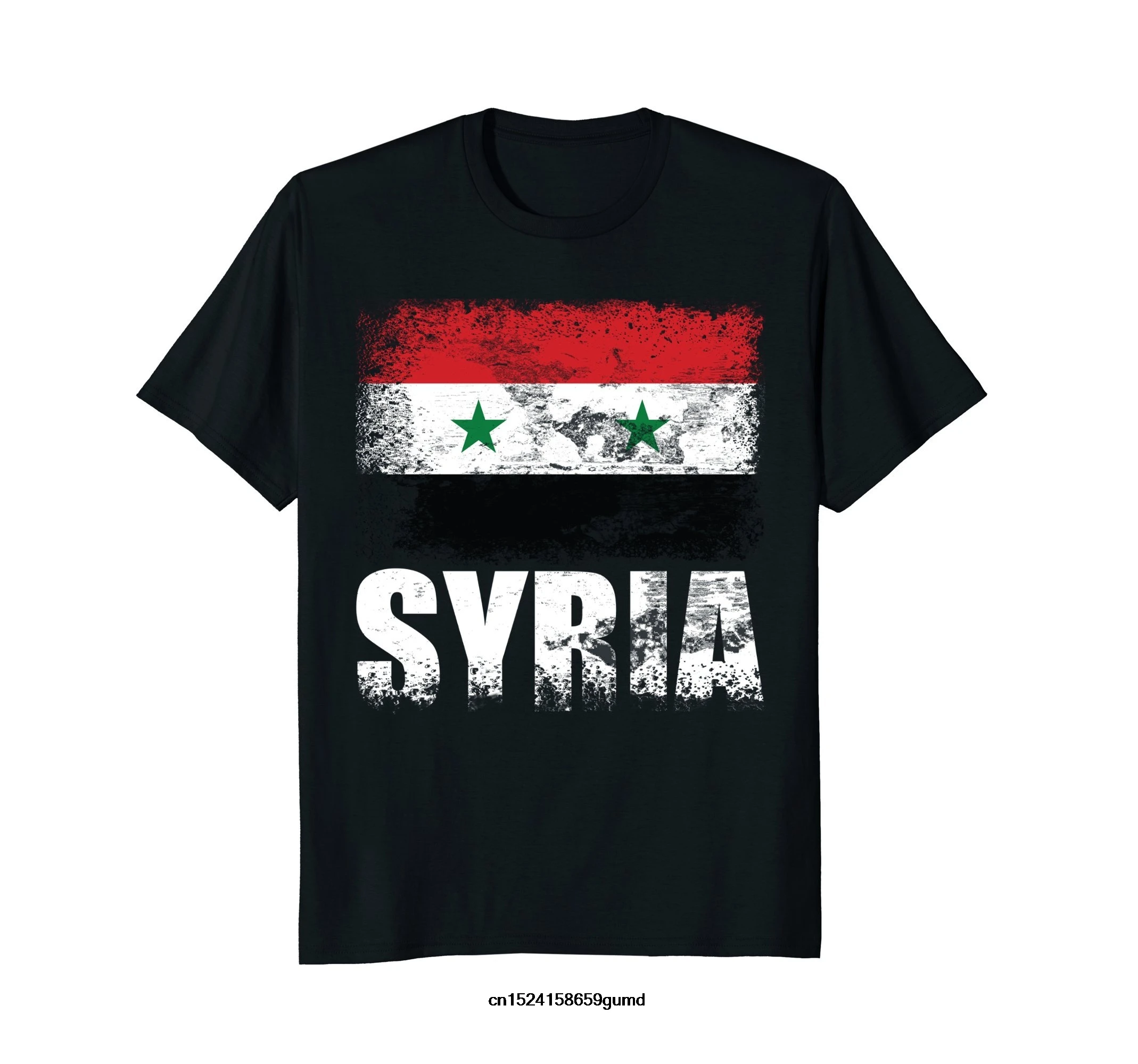 Funny Men t shirt Women novelty tshirt Syria Flag Syrian Flag Tee T-Shirt