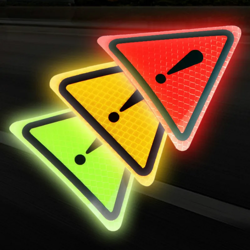 Universal Reflective Stickers Car Bodywork Decorative Paster Motorcycle Triangle Warning Label DIY Reflective Warning Sticker
Universal Reflective Stickers Car Bodywork Decorative Paster Motorcycle Triangle Warning Label DIY Reflective Warning Sticker