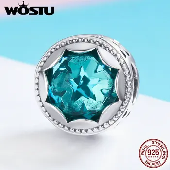 WOSTU 100% 925 Sterling Silver Radiant Stars , Blue Crystal Charms Beads Fit Charm Bracelet For Women DIY Jewelry Gift FIC692
WOSTU 100% 925 Sterling Silver Radiant Stars , Blue Crystal Charms Beads Fit Charm Bracelet For Women DIY Jewelry Gift FIC692