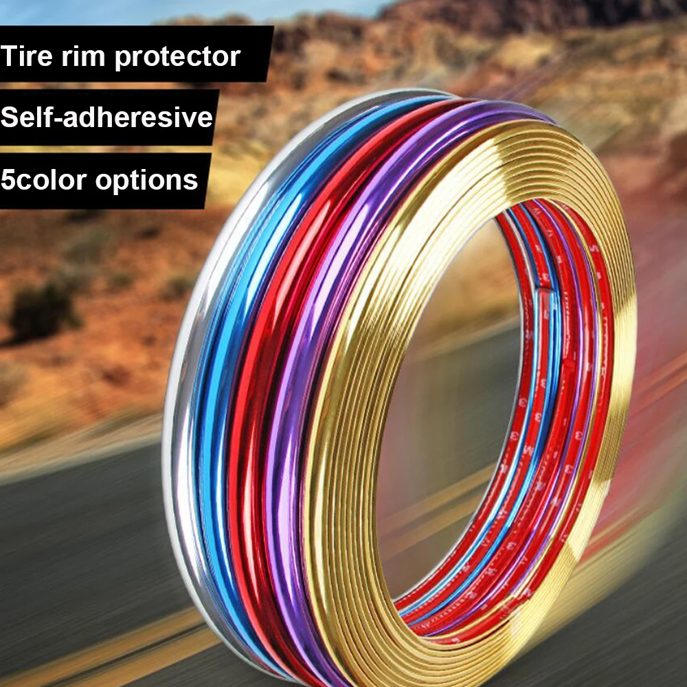 Car Wheel Rim Sticker Chrome Decoration Auto Tire Rim Protection Plated Strip Auto Styling Exterior Bumper Mirror Accessory Trim
Car Wheel Rim Sticker Chrome Decoration Auto Tire Rim Protection Plated Strip Auto Styling Exterior Bumper Mirror Accessory Trim