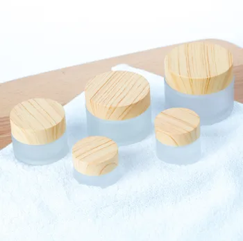 240pcs 50g Frosted Glass Cream Jar with Wood Lid Makeup Skin Care Lotion Pot Cosmetic Container Packaging Bottles
240pcs 50g Frosted Glass Cream Jar with Wood Lid Makeup Skin Care Lotion Pot Cosmetic Container Packaging Bottles