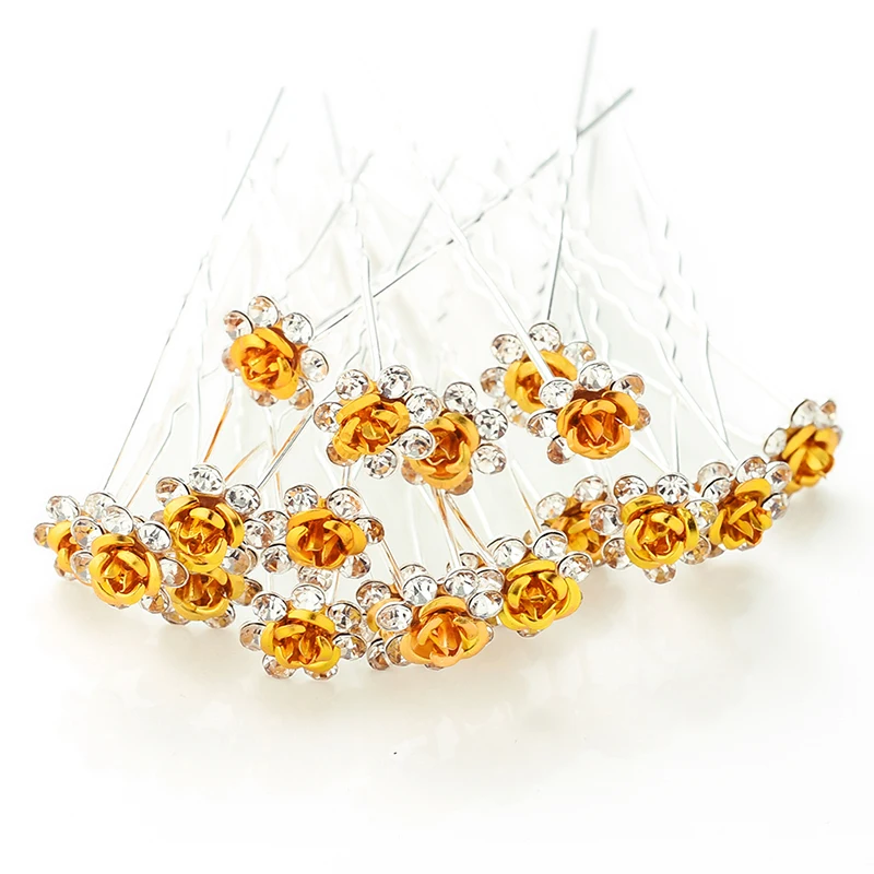 20pcs/lot Bridal Rhinestone Exquisite Rose Flower Hair Pins Girls Wedding Shiny Crystal Bun Maker Tools Hair Accessories
20pcs/lot Bridal Rhinestone Exquisite Rose Flower Hair Pins Girls Wedding Shiny Crystal Bun Maker Tools Hair Accessories