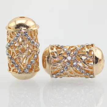 Silver/Gold DIY Crystal Rhinestone Jewelry Accessory for Women Fashion Tube Copper Zircon Jewelry Connectors Findings JF028
Silver/Gold DIY Crystal Rhinestone Jewelry Accessory for Women Fashion Tube Copper Zircon Jewelry Connectors Findings JF028