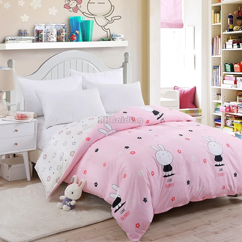 Cute Pink White Rabbit Duvet Cover 1 Pc Aloe Cotton Bedding Quilt Blanket Comforter Cover 150*200cm 180*220cm 200*230 220*240cm
Cute Pink White Rabbit Duvet Cover 1 Pc Aloe Cotton Bedding Quilt Blanket Comforter Cover 150*200cm 180*220cm 200*230 220*240cm