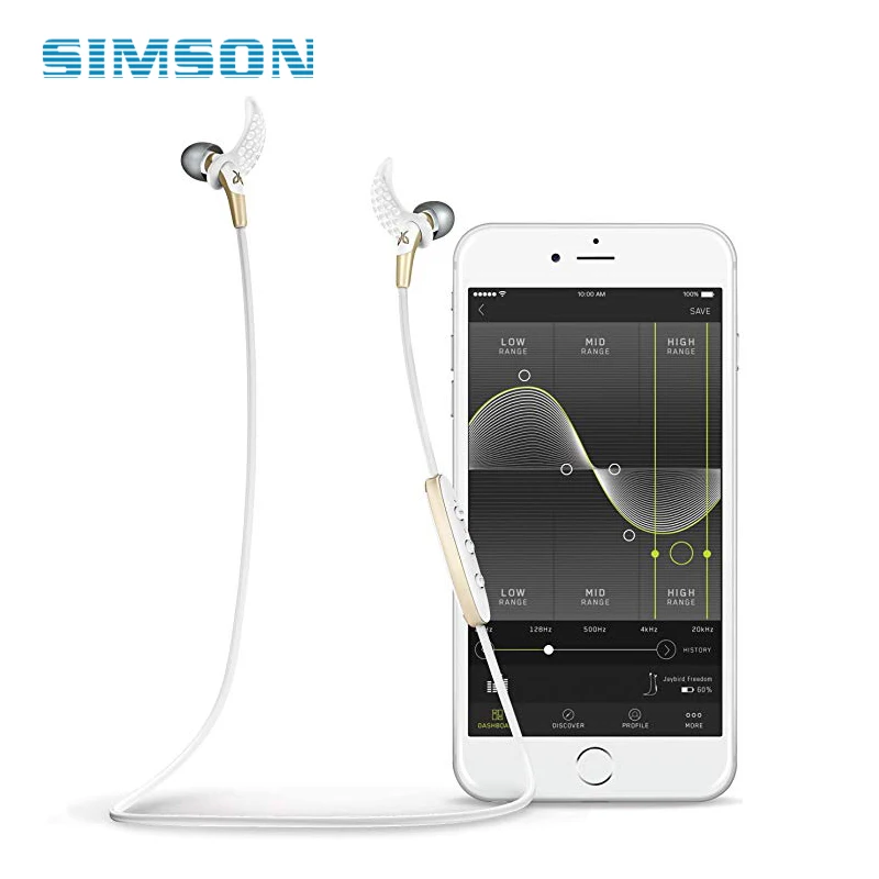 Logitech Jaybird Freedom F5 In-Ear Wireless Bluetooth Sports earphones Secure Sports Fit Tough All-Metal Design
Logitech Jaybird Freedom F5 In-Ear Wireless Bluetooth Sports earphones Secure Sports Fit Tough All-Metal Design