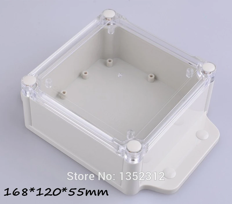3 pcs/lot 168*120*55mm Belt ears plastic waterproof box ip68 wall mount abs plastic enclosure for electronic junction box
3 pcs/lot 168*120*55mm Belt ears plastic waterproof box ip68 wall mount abs plastic enclosure for electronic junction box