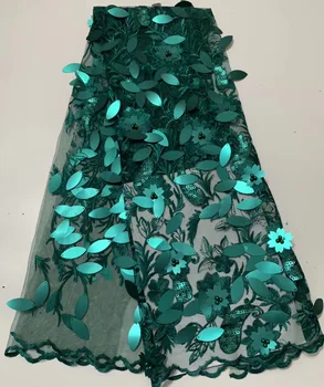 (5yards/pc) latest 3D flowers apppliqued African sequins net lace fabric French lace with long paillettes for party dress FLC926
(5yards/pc) latest 3D flowers apppliqued African sequins net lace fabric French lace with long paillettes for party dress FLC926