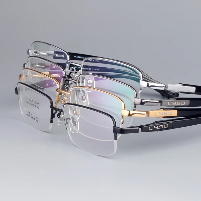 Vazrobe Titanium Eyeglasses Men Gold glasses frame for myopia diopter optical prescription lens half rim eyeglass male brand
Vazrobe Titanium Eyeglasses Men Gold glasses frame for myopia diopter optical prescription lens half rim eyeglass male brand