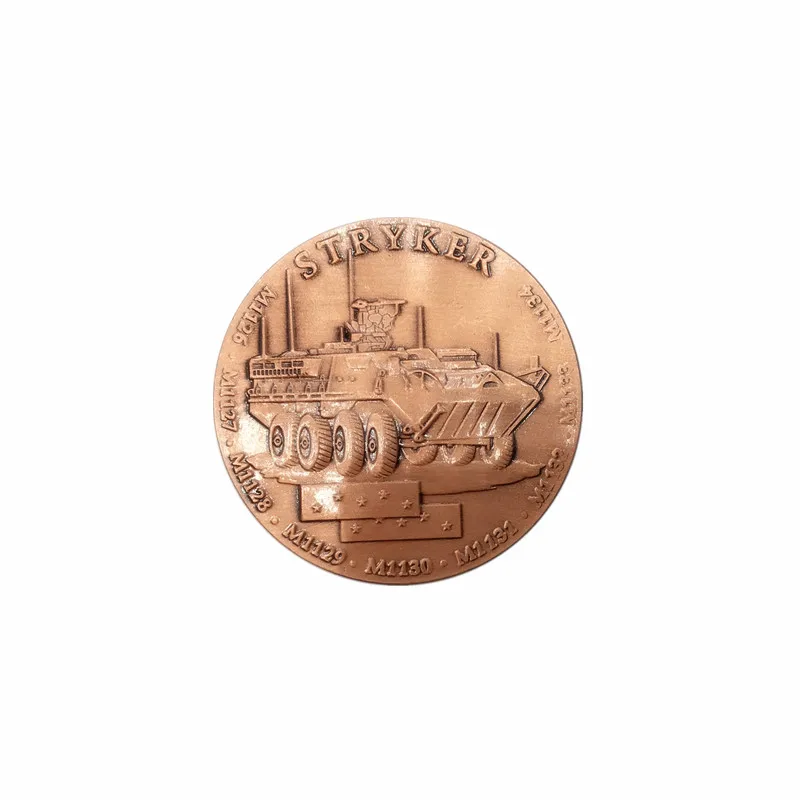 2017 New Products For Souvenir United States Army Stryker Tank Gold Plated Coin American Military Challenge Coin For Collection
2017 New Products For Souvenir United States Army Stryker Tank Gold Plated Coin American Military Challenge Coin For Collection