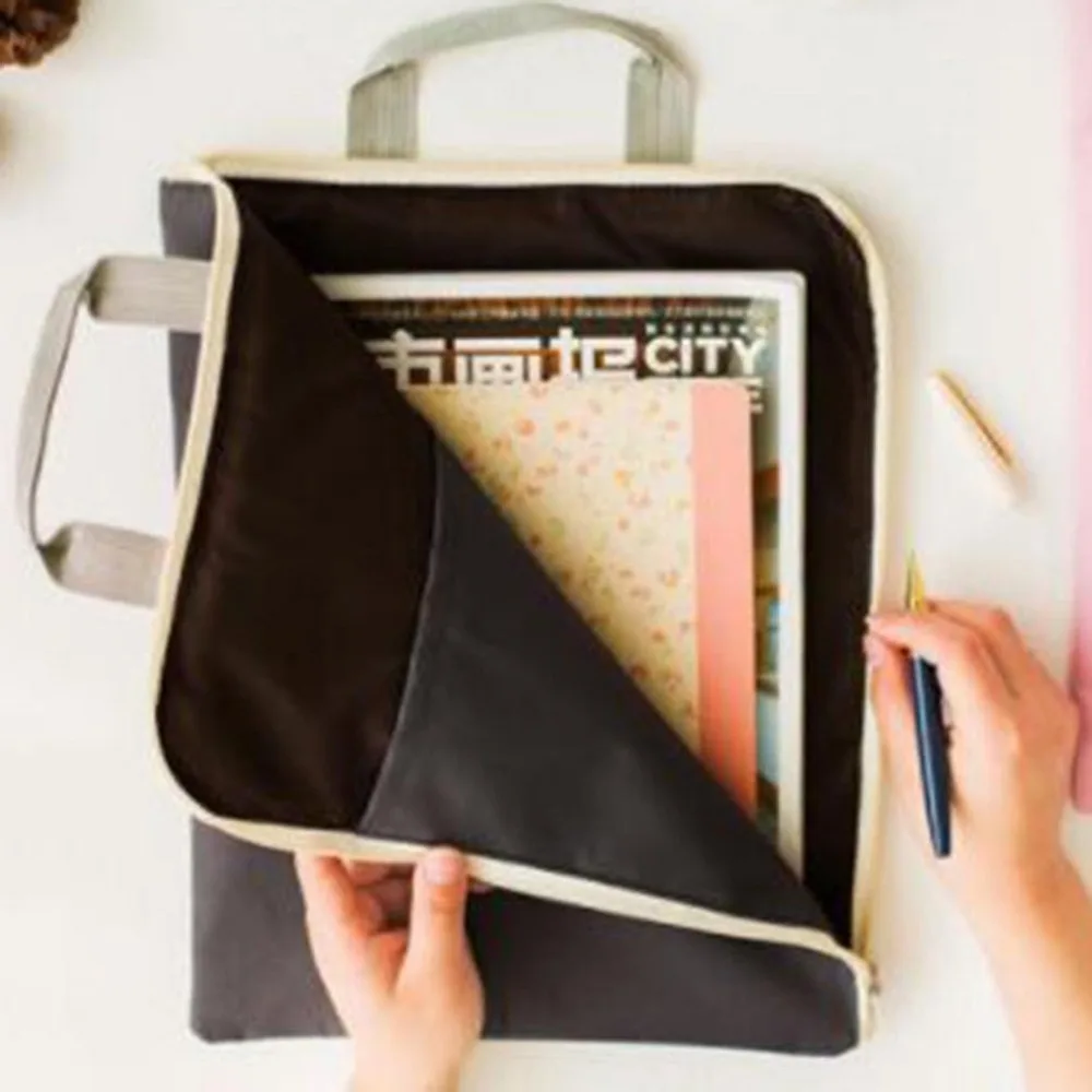 Canvas Documents Bag A4 File Folder With Dual Buckles Filing Bag Waterproof Paper Organizer Office School Stationery Supplies
Canvas Documents Bag A4 File Folder With Dual Buckles Filing Bag Waterproof Paper Organizer Office School Stationery Supplies