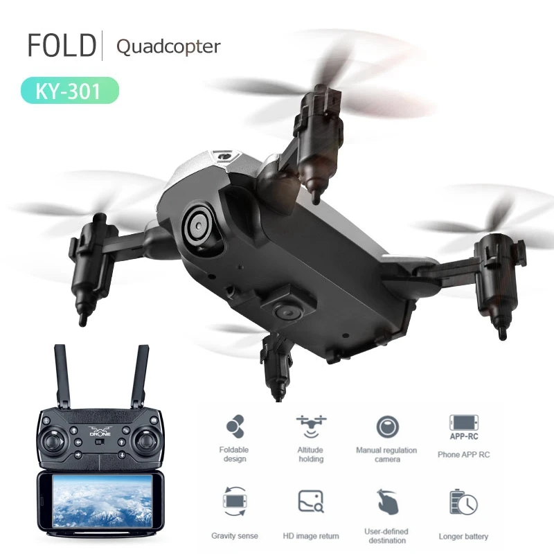 ky301 Mini Drone With 1080P Camera Folding Quadcopter Selfie dron Fpv Altitude Hold Remote Control rc Helicopter vs jjrc H47 H37
ky301 Mini Drone With 1080P Camera Folding Quadcopter Selfie dron Fpv Altitude Hold Remote Control rc Helicopter vs jjrc H47 H37