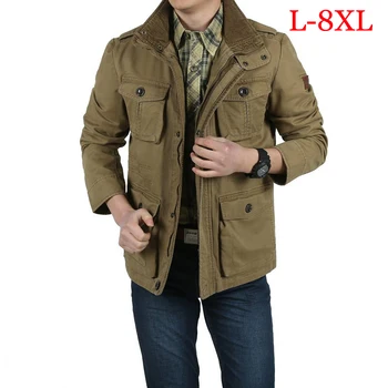 Large size L-8XL military jacket men obesity cotton stand collar mens outwear overcoat jaqueta masculina mens jacket
Large size L-8XL military jacket men obesity cotton stand collar mens outwear overcoat jaqueta masculina mens jacket