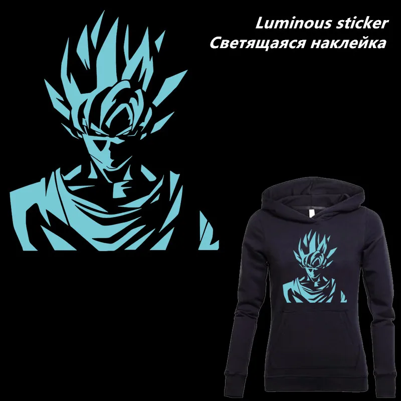 New Luminous patches for clothing Kakarotto Iron-On patches DIY T-shirt clothing patches Thermal transfer sticker
New Luminous patches for clothing Kakarotto Iron-On patches DIY T-shirt clothing patches Thermal transfer sticker