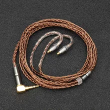 Original BGVP DM6 400 fio MMCX 0.78 2pin 6N OCC Prata Banhado A Cabo do Fone de ouvido Universal de Alta Fidelidade Fones De Ouvido Cabo de Substituição(China)