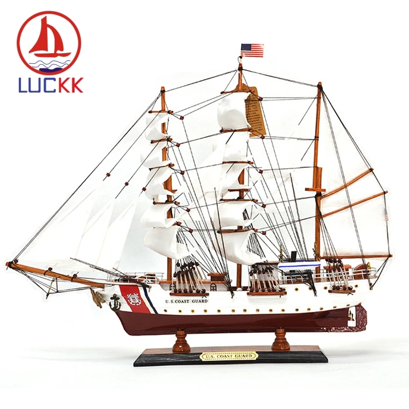 LUCKK 65CM COAST GUARD Wooden Model Ships Sea Style Retro Home Interior Decoration Crafts Miniaturas Sailboat Top Gift Ornament
LUCKK 65CM COAST GUARD Wooden Model Ships Sea Style Retro Home Interior Decoration Crafts Miniaturas Sailboat Top Gift Ornament