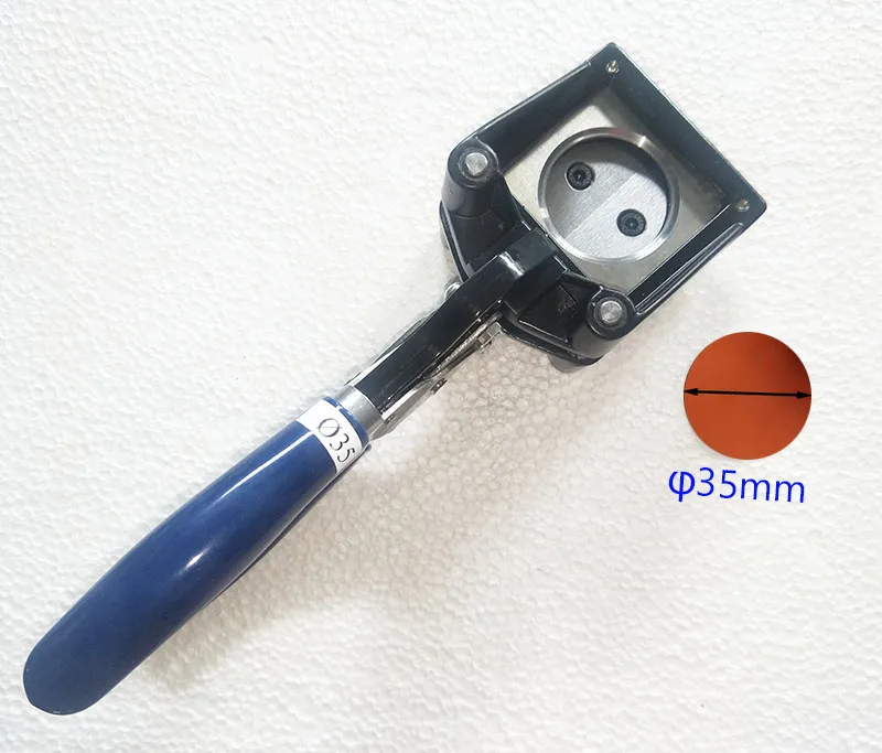 NEW Hand Held Manual Round 25mm 1" (Actual Cutting Size 35MM) Paper Graphic Punch Die Cutter for Pro Button Maker
NEW Hand Held Manual Round 25mm 1" (Actual Cutting Size 35MM) Paper Graphic Punch Die Cutter for Pro Button Maker