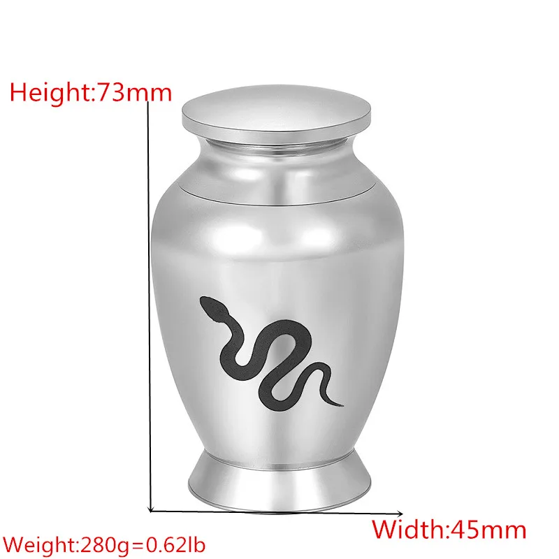 IJU028 Stainless Steel Cremation for Pets Ashes Holder,Snake Engraved Mini Funeral Urn
IJU028 Stainless Steel Cremation for Pets Ashes Holder,Snake Engraved Mini Funeral Urn