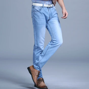 2019 Spring Summer Jeans Straight Lightweight Full Length Pants Men's Fashion Jeans Menpants Clothes
2019 Spring Summer Jeans Straight Lightweight Full Length Pants Men's Fashion Jeans Menpants Clothes