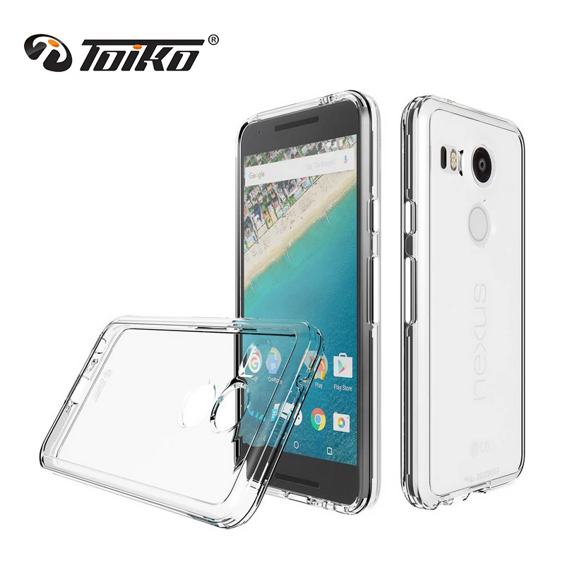 TOIKO Invisible 2 in 1 Case for LG Google Nexus 5X Transparent Mobile Phone Shell Shockproof Hybrid PC TPU Protective Back Cover
TOIKO Invisible 2 in 1 Case for LG Google Nexus 5X Transparent Mobile Phone Shell Shockproof Hybrid PC TPU Protective Back Cover
