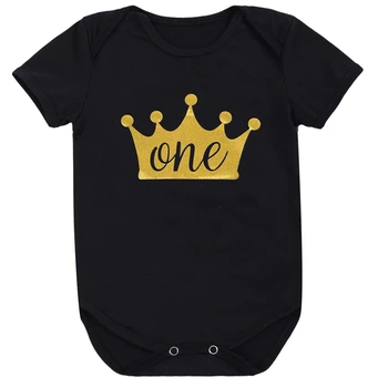 Cute Baby Bodysuit Summer Short Sleeve Crown Print Romper Jumpsuit 1st Birthday Cake Smash Photo Shoot Baby Boys Girls Clothes
Cute Baby Bodysuit Summer Short Sleeve Crown Print Romper Jumpsuit 1st Birthday Cake Smash Photo Shoot Baby Boys Girls Clothes