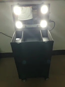 large space removable pulley Makeup Box with LED Light 4 in 1 removerable Layer with LED lights and big Mirror
large space removable pulley Makeup Box with LED Light 4 in 1 removerable Layer with LED lights and big Mirror