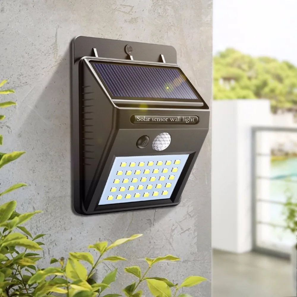 Solar Rechargeable LED Street Lights Wall Lamp Light Sensor+Motion Sensor Solar Lamp Outdoor Waterproof Porch Garden Night Light
Solar Rechargeable LED Street Lights Wall Lamp Light Sensor+Motion Sensor Solar Lamp Outdoor Waterproof Porch Garden Night Light