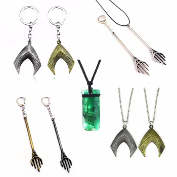 New Arrivals Aquaman Keychain Toys Aquaman Trident Weapons Nacklace Accessories Pendant Model Toy for Children Cos Party Decor
New Arrivals Aquaman Keychain Toys Aquaman Trident Weapons Nacklace Accessories Pendant Model Toy for Children Cos Party Decor