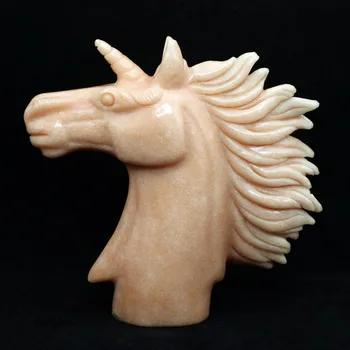 6.0"SUNSET GLOW RED JASPER Handmade Carved Crystal Unicorn Skull Crystal Realistic Healing Furnishing Articles Figurine TD56
6.0"SUNSET GLOW RED JASPER Handmade Carved Crystal Unicorn Skull Crystal Realistic Healing Furnishing Articles Figurine TD56