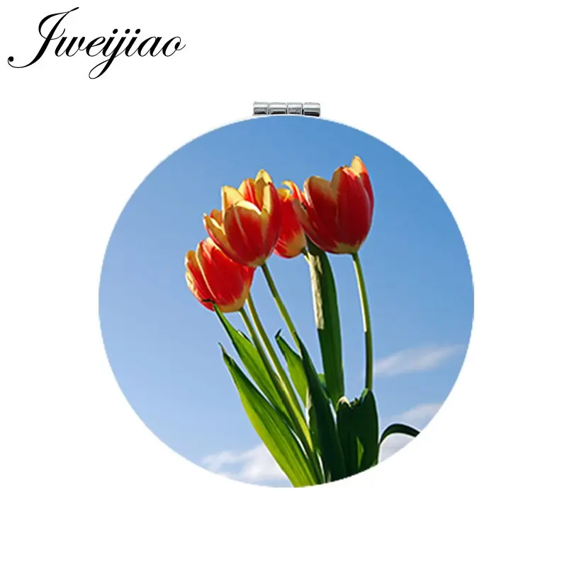 JWEIJIAO Colorful Carnation Flower Art Picture Makeup Mirror Mini Round Folding Compact PU Leather Flat Pocket Mirror Magnifying
JWEIJIAO Colorful Carnation Flower Art Picture Makeup Mirror Mini Round Folding Compact PU Leather Flat Pocket Mirror Magnifying