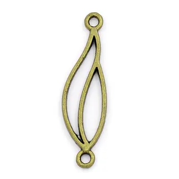 Zinc metal alloy Connectors Findings Leaf Antique Bronze Leaf Pattern Color Plated 3.5cm(1 3/8")x 10mm(3/8"),15 PCs new
Zinc metal alloy Connectors Findings Leaf Antique Bronze Leaf Pattern Color Plated 3.5cm(1 3/8")x 10mm(3/8"),15 PCs new