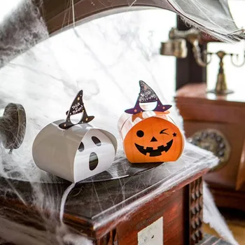 AVEBIEN 20pcs Creative Pumpkin Halloween Candy Box Halloween Party Decoration DIY Biscuit Cake Packaging Box Jewelry Gift Box
AVEBIEN 20pcs Creative Pumpkin Halloween Candy Box Halloween Party Decoration DIY Biscuit Cake Packaging Box Jewelry Gift Box