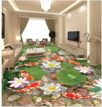 waterproof wallpaper for bathroom wall Lotus 3D floor pvc self-adhesive wallpaper Home Decoration
waterproof wallpaper for bathroom wall Lotus 3D floor pvc self-adhesive wallpaper Home Decoration