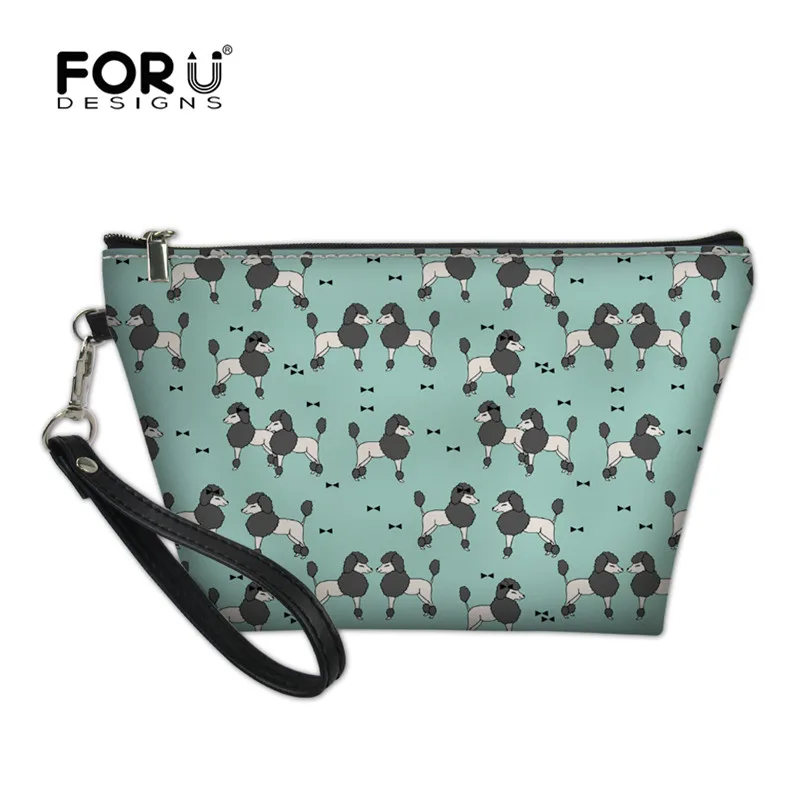 FORUDESIGNS Women Cosmetic Bag Cute Poodle Printing Makeup Pouch Portable Travel Toiletry Kit Bag Make Up Bag bolsa de maquiagem
FORUDESIGNS Women Cosmetic Bag Cute Poodle Printing Makeup Pouch Portable Travel Toiletry Kit Bag Make Up Bag bolsa de maquiagem