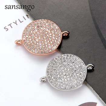 1 Pieces Of Micro-inlaid Round Connection Bracelet Necklace DIY Jewelry Copper Metal Bracelet Connection Gift Wholesale
1 Pieces Of Micro-inlaid Round Connection Bracelet Necklace DIY Jewelry Copper Metal Bracelet Connection Gift Wholesale