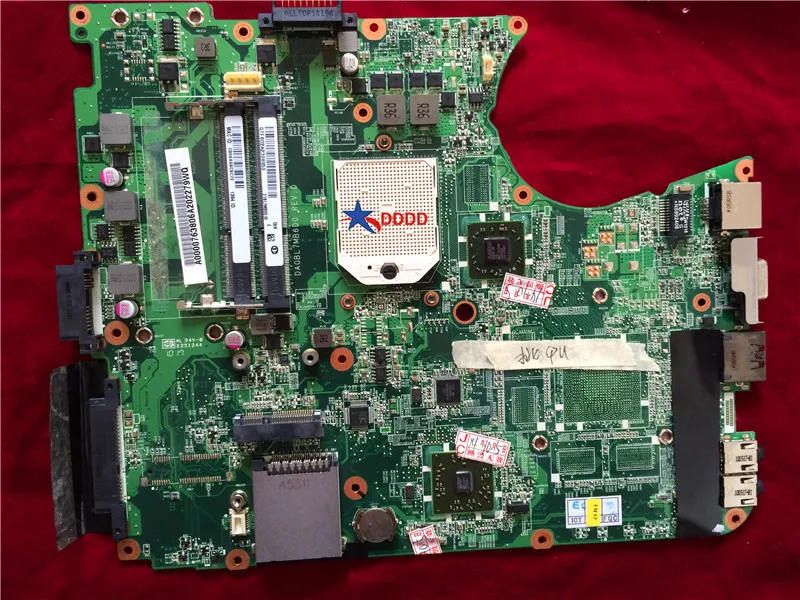 Оригинальная материнская плата для ноутбука Toshiba Satellite L655D L650D A000076380 DA0BL7MB6D0