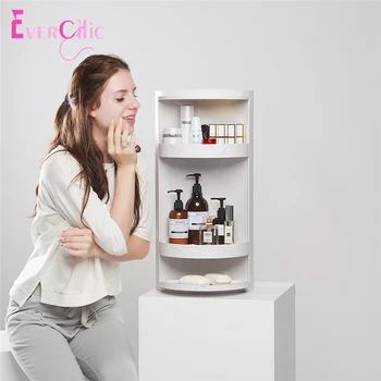 Rotatable bathroom shelf Plastic Storage Rack Wall-absorbing Cosmetic Storage Box Free Punching Bathroom Accessories
Rotatable bathroom shelf Plastic Storage Rack Wall-absorbing Cosmetic Storage Box Free Punching Bathroom Accessories