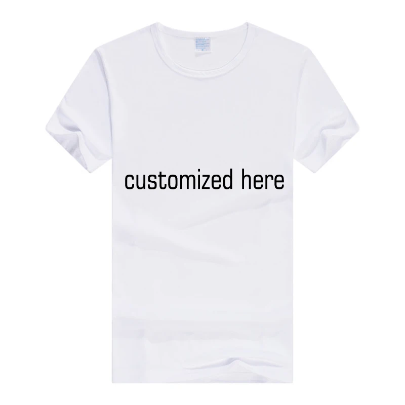 Summer Short-Sleeve Solid color O-Neck Your Design Logo/Picture White Custom Men Women T-shirt Plus Size T Shirt Clothing
Summer Short-Sleeve Solid color O-Neck Your Design Logo/Picture White Custom Men Women T-shirt Plus Size T Shirt Clothing