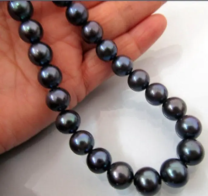 Free Shipping ***Hot sale >>8-9MM TAHITIAN NATURAL BLACK ROUND PEARL Necklace 17.5
Free Shipping ***Hot sale >>8-9MM TAHITIAN NATURAL BLACK ROUND PEARL Necklace 17.5
